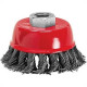 Escova De Aco Copo Para Furadeira Mtx Torcida 150Mm Escova De Aco Copo Para Furadeira Mtx Torcida 150Mm