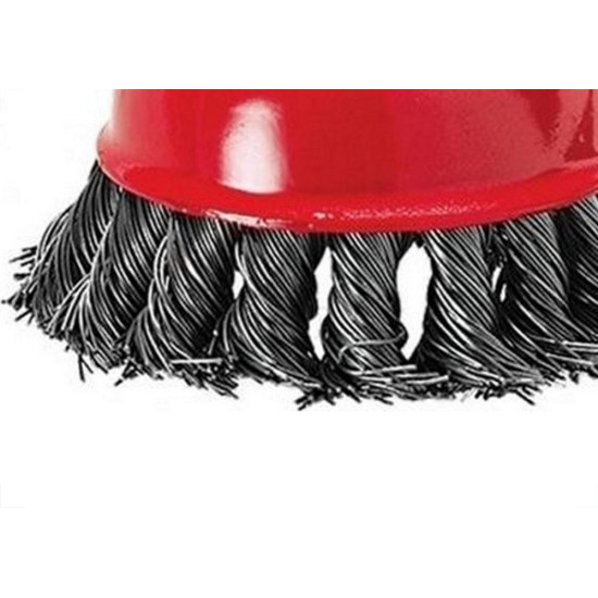 Escova De Aco Copo Para Furadeira Mtx Torcida 150Mm Escova De Aco Copo Para Furadeira Mtx Torcida 150Mm