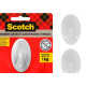 Gancho 3M Scotch Permanente Medio 1Kg Com 3 Pecas Gancho 3M Scotch Permanente Medio 1Kg Com 3 Pecas