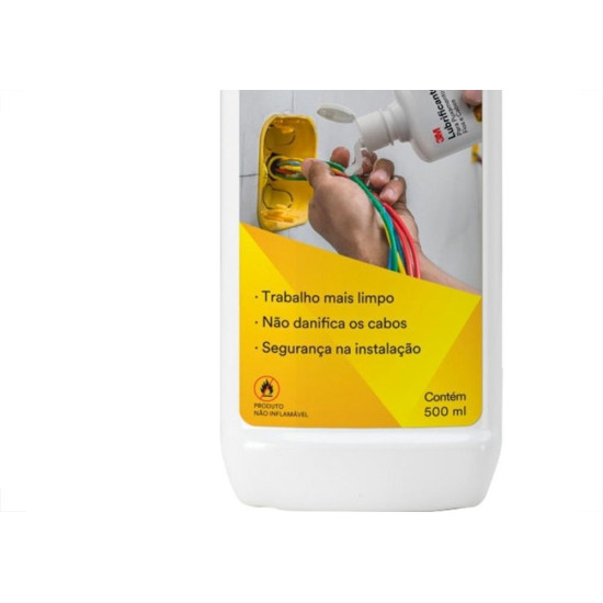 Lubrificante 3M Para Puxamento De Cabos 500Ml Lubrificante 3M Para Puxamento De Cabos 500Ml