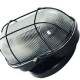 Luminaria Tartaruga Chapa Oval Preta Luminaria Tartaruga Chapa Oval Preta