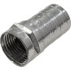 Conector Fio Coaxial Foxlux Compressao Rg-59 Pacote Com 20 Pecas