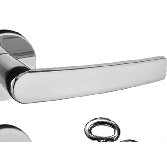 Fechadura Pado Concept Zamac 401 Interna Roseta Cromada