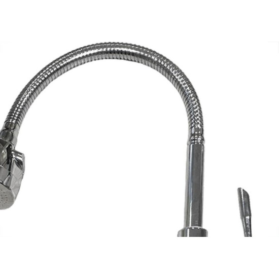 Torneira Gourmet Flex Mesa Bica Movel Metal Bognar Cromada 3069 - C-29 - 1/4 Volta Torneira Gourmet Flex Mesa Bica Movel Metal Bognar Cromada 3069 - C-29 - 1/4 Volta