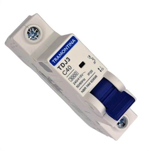 Disjuntor Tramontina ''Din'' Unipolar 40A. C