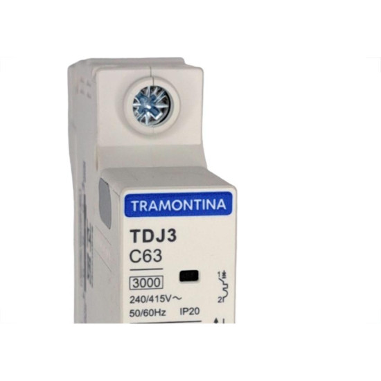 Disjuntor Tramontina ''Din'' Unipolar 63A. C Disjuntor Tramontina ''Din'' Unipolar 63A. C