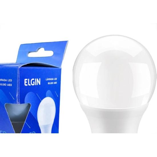 Lampada Led Bulbo Elgin A60 - 6W. 6500K. - Kit C/10 Pecas Lampada Led Bulbo Elgin A60 - 6W. 6500K. - Kit C/10 Pecas