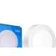 Plafon Led Sobrepor Elgin Redondo 24W. 1920Lm. 6500K. Bivolt Branco