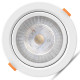 Spot Com Lampada Dicroica Led Elgin 5W. Redondo Branco Bivolt 3000K. Spot Com Lampada Dicroica Led Elgin 5W. Redondo Branco Bivolt 3000K.
