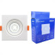 Spot Com Lampada Dicroica Led Elgin 5W. Quadrado Ip20 Mr16 Movel Branco Bivolt 400Lm 6500K. Spot Com Lampada Dicroica Led Elgin 5W. Quadrado Ip20 Mr16 Movel Branco Bivolt 400Lm 6500K.