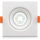 Spot Com Lampada Dicroica Led Elgin 5W. Quadrado Ip20 Mr16 Movel Branco Bivolt 400Lm 3000K. Spot Com Lampada Dicroica Led Elgin 5W. Quadrado Ip20 Mr16 Movel Branco Bivolt 400Lm 3000K.