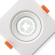 Spot Com Lampada Dicroica Led Elgin 5W. Quadrado Ip20 Mr16 Movel Branco Bivolt 400Lm 3000K. Spot Com Lampada Dicroica Led Elgin 5W. Quadrado Ip20 Mr16 Movel Branco Bivolt 400Lm 3000K.