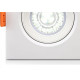Spot Com Lampada Dicroica Led Elgin 5W. Quadrado Ip20 Mr16 Movel Branco Bivolt 400Lm 3000K. Spot Com Lampada Dicroica Led Elgin 5W. Quadrado Ip20 Mr16 Movel Branco Bivolt 400Lm 3000K.