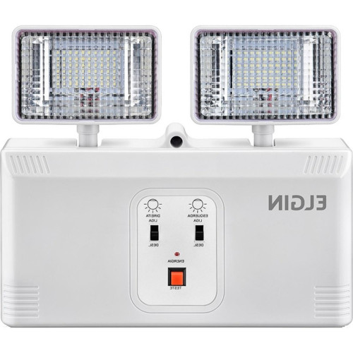 Luminaria De Emergencia Elgin Com Blocos De Led Autonomos 2000Lm Bivolt Luminaria De Emergencia Elgin Com Blocos De Led Autonomos 2000Lm Bivolt