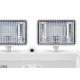 Luminaria De Emergencia Elgin Com Blocos De Led Autonomos 2000Lm Bivolt Luminaria De Emergencia Elgin Com Blocos De Led Autonomos 2000Lm Bivolt