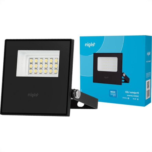 Refletor De Led Elgin 30W. 6500K. 2400Lm Ip66 Preto Bivolt Refletor De Led Elgin 30W. 6500K. 2400Lm Ip66 Preto Bivolt