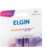 Pilha Elgin Recarregavel Aa Pequena Cartela Com 2 Pecas Pilha Elgin Recarregavel Aa Pequena Cartela Com 2 Pecas