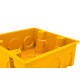 Caixinha De Luz Pvc Ivasa Amarela Orelha Pvc 4X4 - Kit C/50 Pecas Caixinha De Luz Pvc Ivasa Amarela Orelha Pvc 4X4 - Kit C/50 Pecas