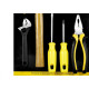 Kit Ferramenta Eda 07 Pecas - Alicate - Martelo - Chave Fenda - Chave Phillips - Chave Inglesa - Estilete - Trena - 9Yb