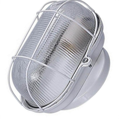 Luminaria Tartaruga Chapa Oval Branca Luminaria Tartaruga Chapa Oval Branca
