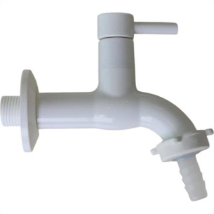 Torneira Jardim Abs Metrox 1130 Longa - W60 - 1/2'' - 1/4 Volta Branca