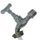 Torneira Jardim Metal Cromada Metrox 1128 Curta - 1/2'' Com Bico