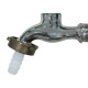 Torneira Jardim Metal Cromada Metrox 1128 Curta - 1/2'' Com Bico