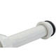 Tubo Ligacao Dacunha Branco Abs Ajustavel Com Spud 20Cm