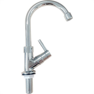 Torneira Bica Movel Lavatorio Metal Com Bica Abs Metrox 2190 - C-60 - 1/4 Volta Cromada