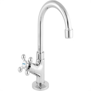 Torneira Bica Movel Lavatorio Metal Com Bica Abs Metrox 2190 - C-33 Lite Cromada