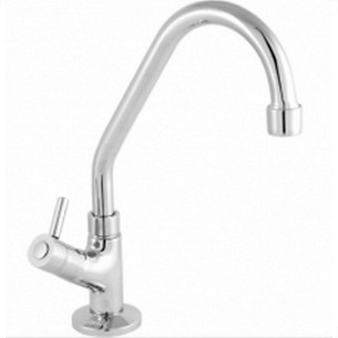 Torneira Bica Movel Pia Mesa Metal Com Bica Abs Metrox 2191 - C-60 - Cromada - 1/4 Volta