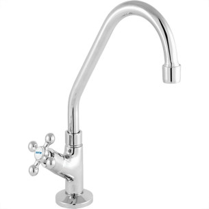 Torneira Bica Movel Pia Mesa Metal Com Bica Abs Metrox 2191 - C-33 Lite