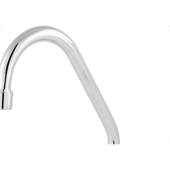 Torneira Bica Movel Pia Parede Metal Com Bica Abs Metrox 2060 - C-50 - 1/4 Volta Cromada Torneira Bica Movel Pia Parede Metal Com Bica Abs Metrox 2060 - C-50 - 1/4 Volta Cromada