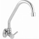 Torneira Bica Movel Pia Parede Metal Com Bica Abs Metrox 2060 - C-60 - 1/4 Volta Cromada