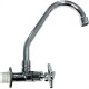 Torneira Bica Movel Pia Parede Metal Com Bica Abs Metrox 2060 - C-23 Lite Cromada Torneira Bica Movel Pia Parede Metal Com Bica Abs Metrox 2060 - C-23 Lite Cromada