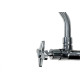 Torneira Bica Movel Pia Parede Metal Com Bica Abs Metrox 2060 - C-23 Lite Cromada Torneira Bica Movel Pia Parede Metal Com Bica Abs Metrox 2060 - C-23 Lite Cromada