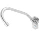 Torneira Bica Movel Pia Parede Metal Com Bica Abs Metrox 2060 - C-50 Lite - 1/4 Volta Cromada