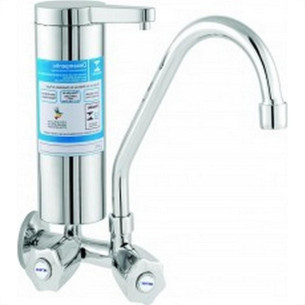 Torneira Bica Movel Filtro Metal Parede Com Bica E Filtro Abs Metrox - C-50