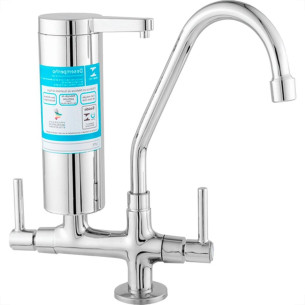 Torneira Bica Movel Filtro Metal Mesa Com Bica E Filtro Abs Metrox - C-72 - 1/4 Volta