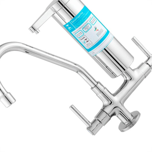 Torneira Bica Movel Filtro Metal Mesa Com Bica E Filtro Abs Metrox - C-72 - 1/4 Volta Torneira Bica Movel Filtro Metal Mesa Com Bica E Filtro Abs Metrox - C-72 - 1/4 Volta
