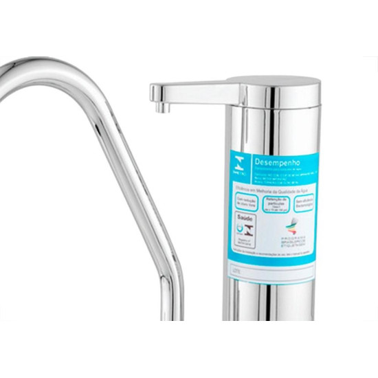 Torneira Bica Movel Filtro Metal Mesa Com Bica E Filtro Abs Metrox - C-72 - 1/4 Volta Torneira Bica Movel Filtro Metal Mesa Com Bica E Filtro Abs Metrox - C-72 - 1/4 Volta
