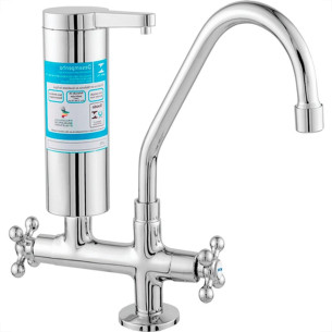 Torneira Bica Movel Filtro Metal Mesa Com Bica E Filtro Abs Metrox - C-33