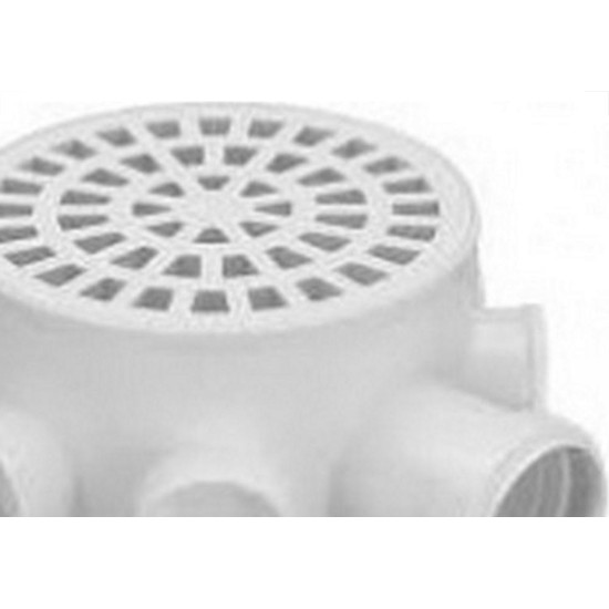 Caixa Sifonada Krona 15X15 Redonda Branca