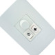 Kit C/2 - Controle Para Ventilador Qualitronix Embutir Ve...