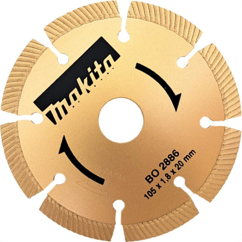 Disco Diamantado Makita Segmentado Ouro Seco 105Mm - B02886 Disco Diamantado Makita Segmentado Ouro Seco 105Mm - B02886