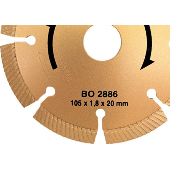Disco Diamantado Makita Segmentado Ouro Seco 105Mm - B02886 Disco Diamantado Makita Segmentado Ouro Seco 105Mm - B02886