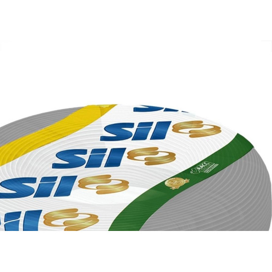 Cabinho Flexivel Sil 4,0Mm Cinza Com 100M Cabinho Flexivel Sil 4,0Mm Cinza Com 100M