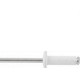 Rebite Rebitop Aluminio Branco Repuxo R-316 Milheiro