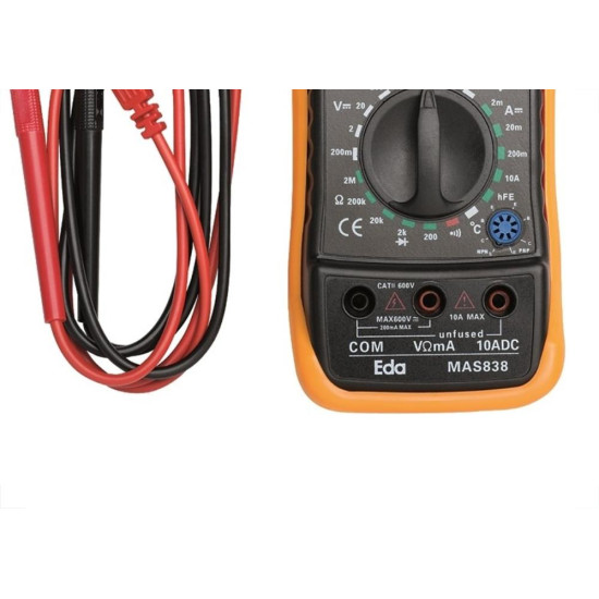 Multimetro Digital Eda Com Sensor De Temperatura - 9Kd Multimetro Digital Eda Com Sensor De Temperatura - 9Kd