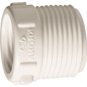 Bucha De Reducao Branca Krona 1''X3/4'' - Kit C/24 Pecas